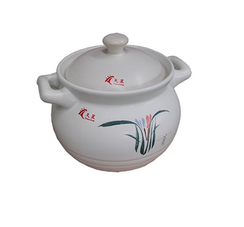 T-7 白釉中彩 容量2.7L