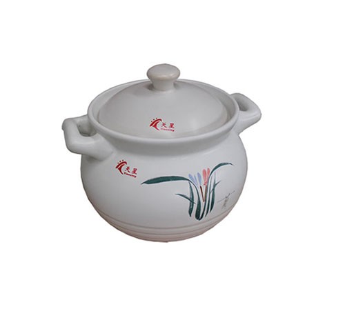 T-8 白釉中彩 容量1.7L