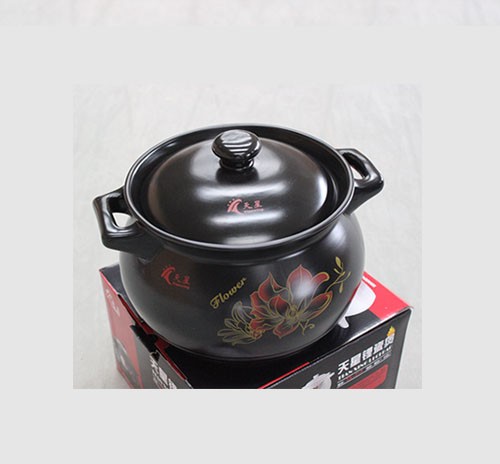 T-6 黑釉中彩 容量3.4L