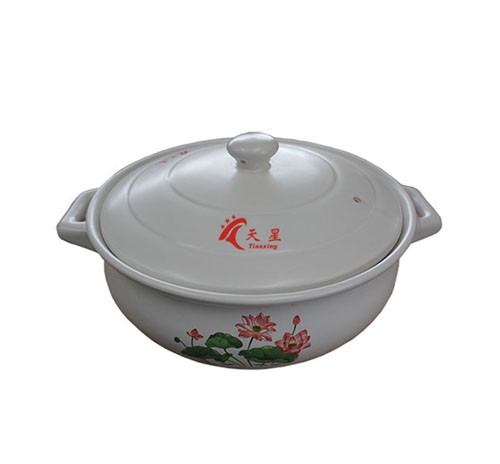 H-3 白釉中彩 容量3.5L