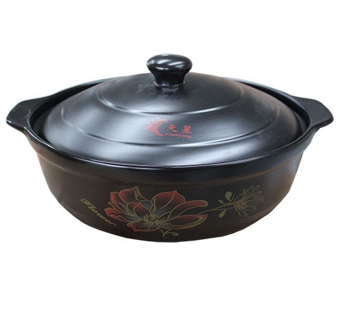 P-1 黑釉中彩 容量4.5L