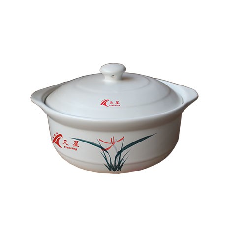 P-4 白釉中彩 容量2.3L