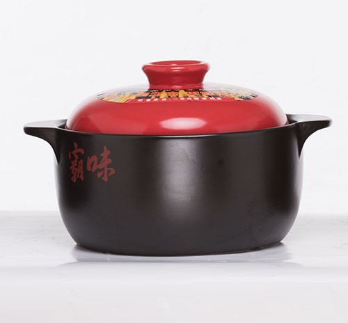 3号墨玉陶瓷煲（4.2升）